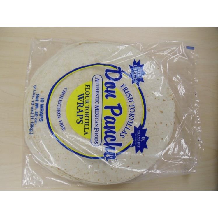 DON PANCHO FLOUR GRANDE TORTILLA 12.5 INCHES