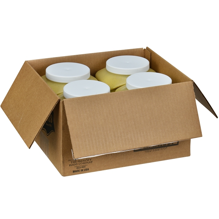 FRENCH'S SPICY BROWN MUSTARD PLASTIC JAR