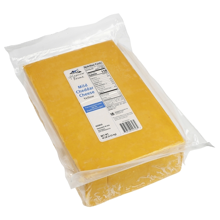 GLENVIEW FARMS CHEESE MILD CHEDDAR PRINT WRAPPED