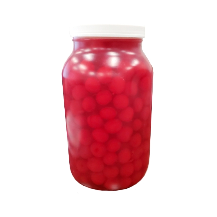 HARVEST VALUE CHERRY, MARASCHINO WITH STEM LARGE PLASTIC