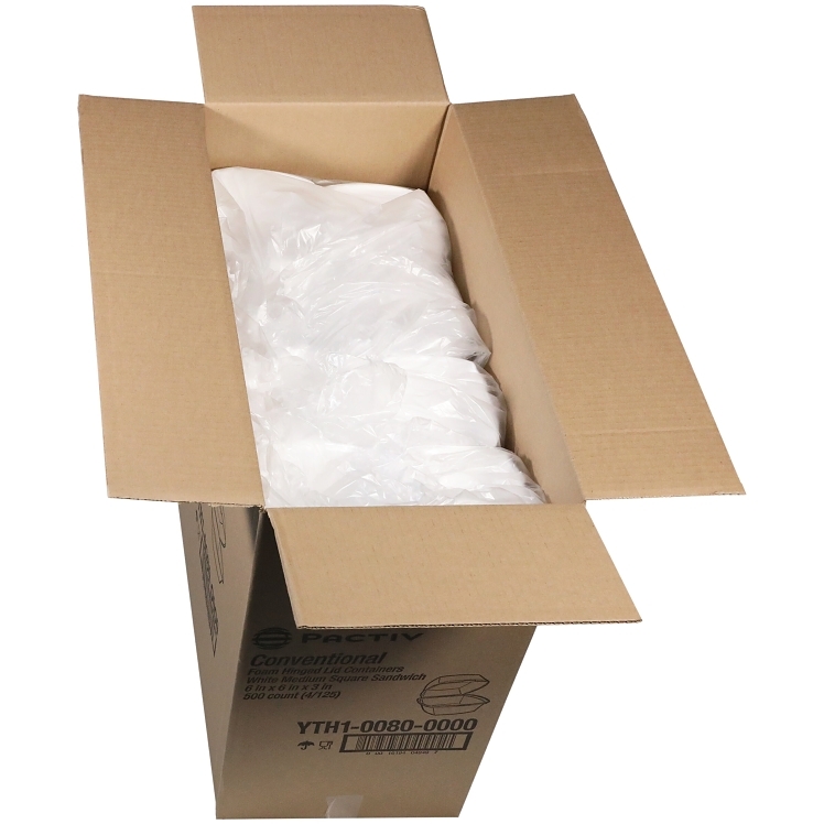 PACTIV TO GO CONTAINER FOAM SANDWICH YTH10080
