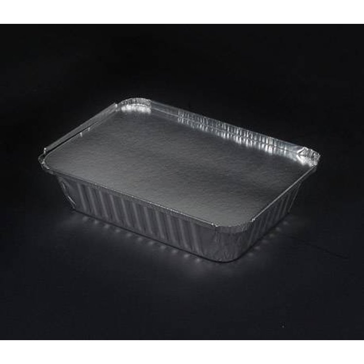 DURABLE PACKAGING FLAT FOIL BOARD LID FOR 4 POUND PAN