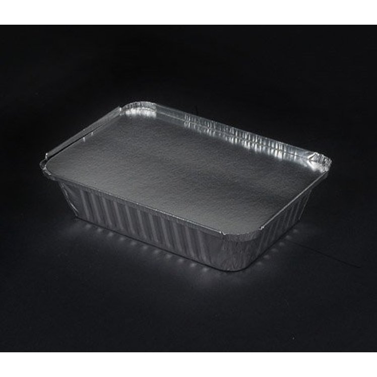 DURABLE PACKAGING FLAT FOIL BOARD LID FOR 4 POUND PAN