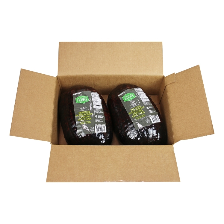 HAM, BLACK FOREST BONELESS D-SHAPED NATURAL-JUICE SMOKED COO