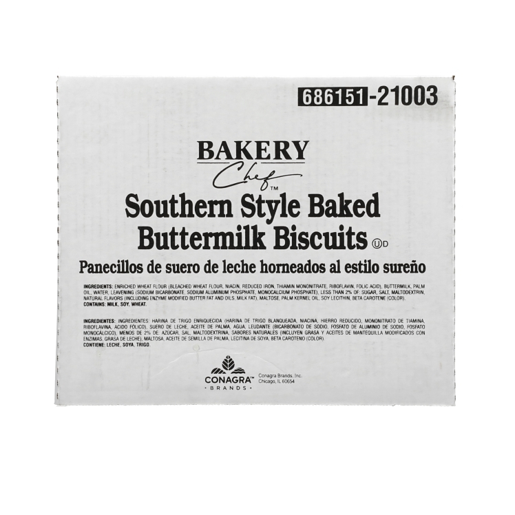 BAKERY CHEF SOUTHERN STYLE BUTTERMILK BISCUIT 3 INCHES