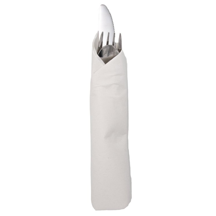 NAPKIN, DNNR WHT 15.5X15.5