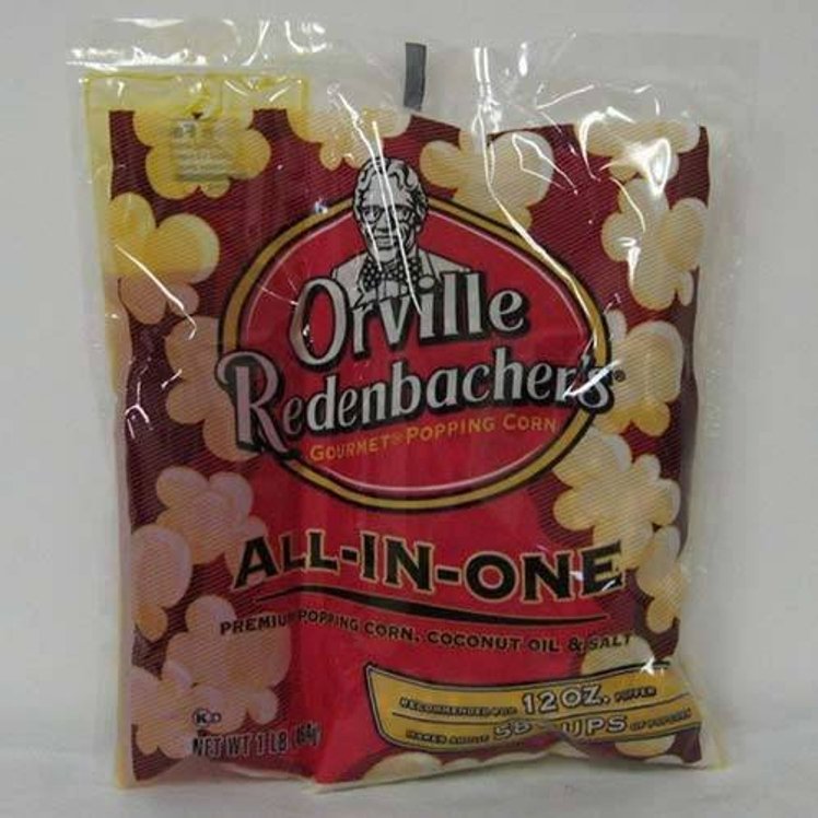 ORVILLE REDENBACHER'S RAW POPCORN KIT WITH OIL & SALT