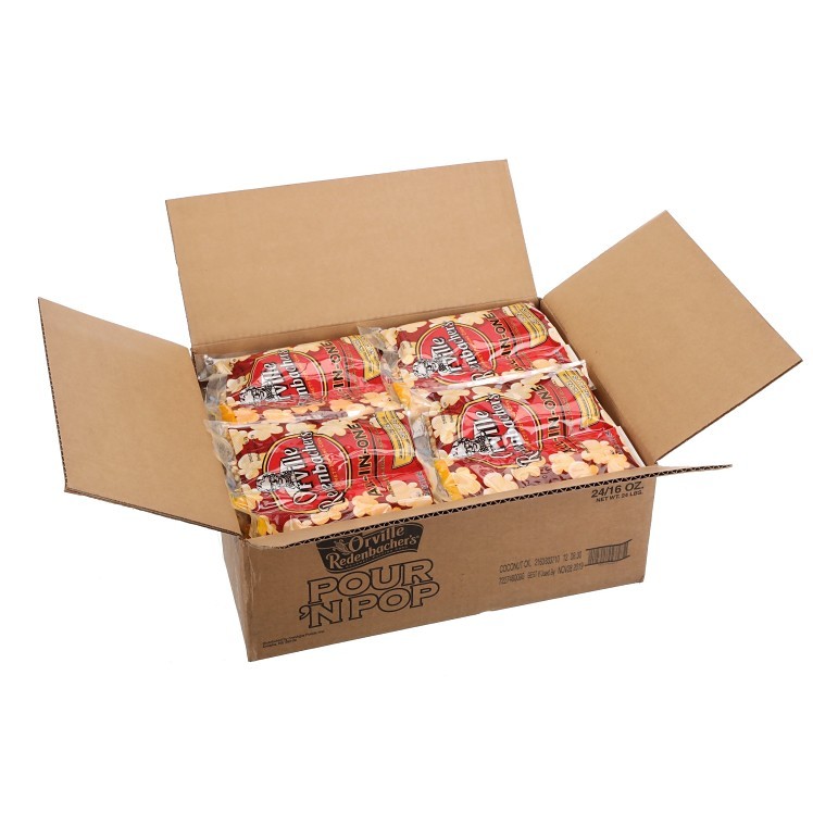 ORVILLE REDENBACHER'S RAW POPCORN KIT WITH OIL & SALT