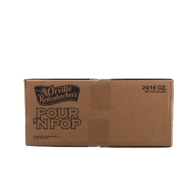 ORVILLE REDENBACHER'S RAW POPCORN KIT WITH OIL & SALT