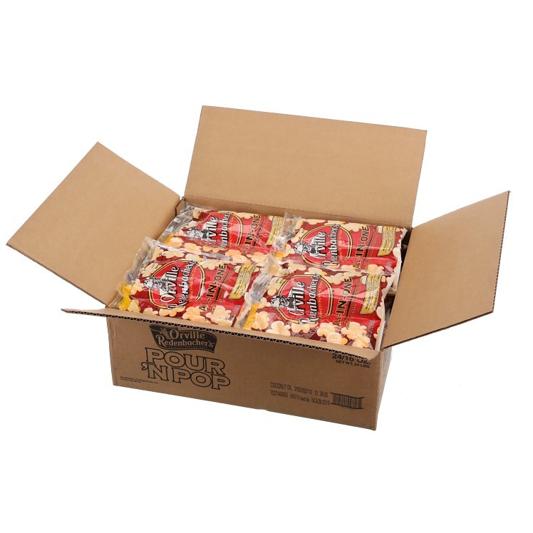 ORVILLE REDENBACHER'S RAW POPCORN KIT WITH OIL & SALT