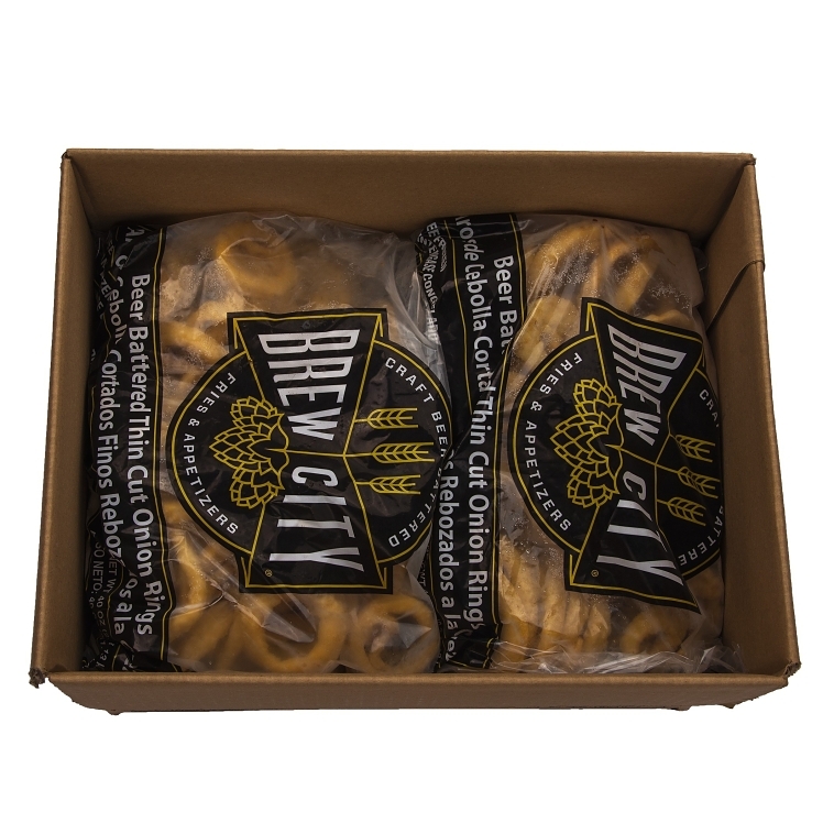BREW CITY BEER-BATTERED THIN-CUT ONION RINGS
