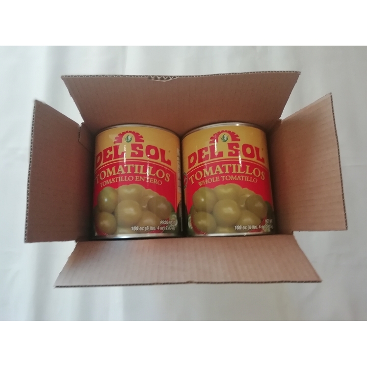 DEL SOL WHOLE GREEN CANNED TOMATILLO IN JUICE