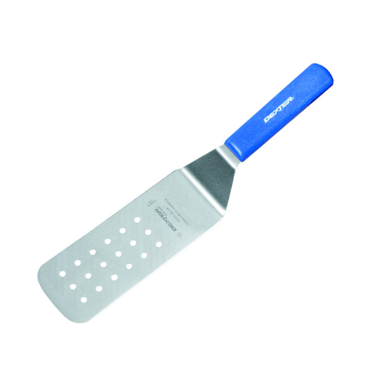 DEXTER-RUSSELL TURNER, PERFORATED 8 X 3 INCH STAINLESS STEEL WITH HANDLE