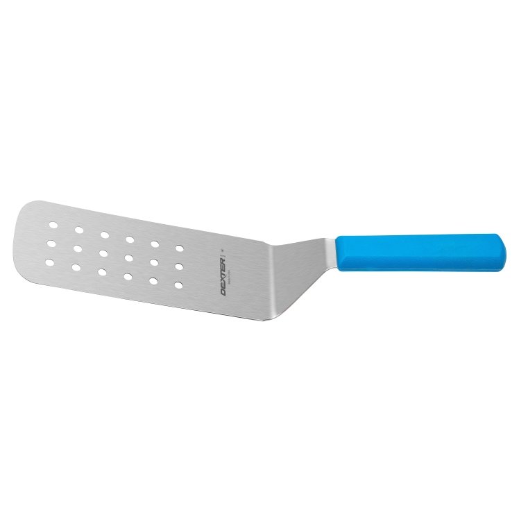 DEXTER-RUSSELL TURNER, PERFORATED 8 X 3 INCH STAINLESS STEEL WITH HANDLE
