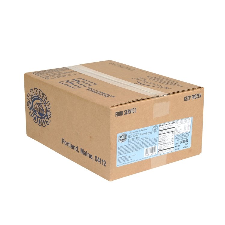 BARBER FOODS CHICKEN CORDON BLEU