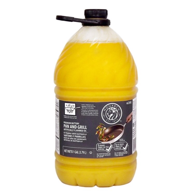 MONARCH OIL PAN & GRILL SOYBEAN LIQUID BUTTER