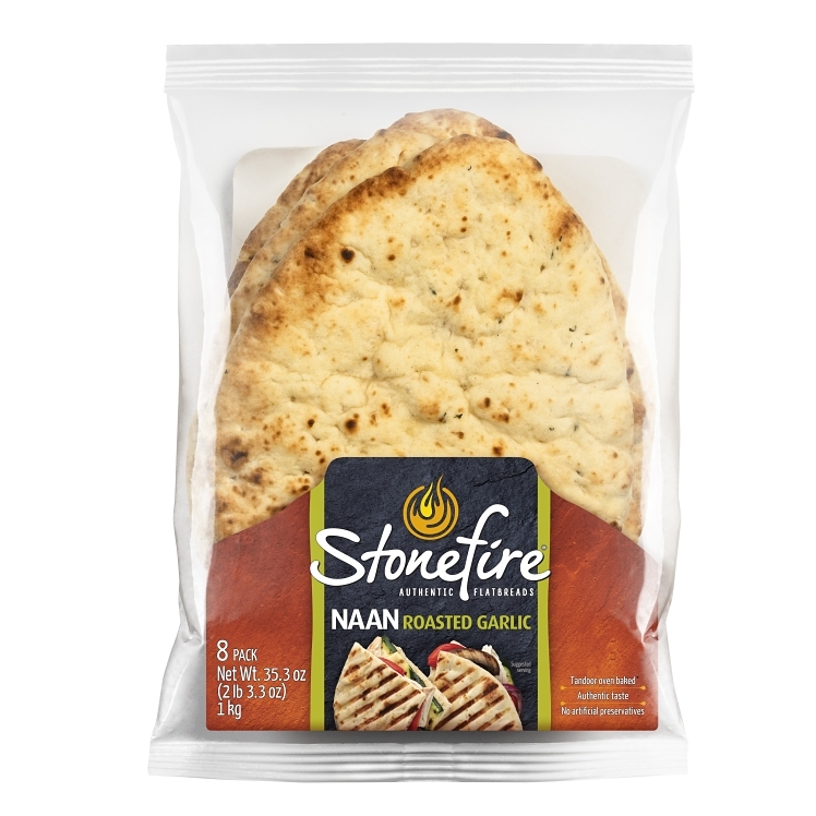 STONEFIRE ALL NATURAL GARLIC TANDOORI NAAN