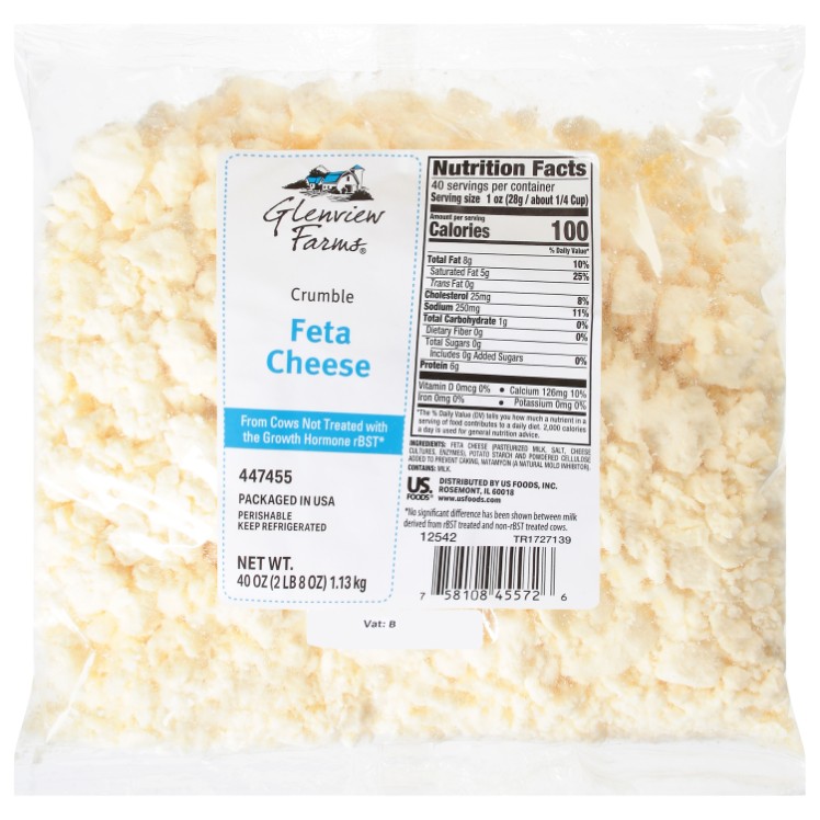 GLENVIEW FARMS CHEESE FETA CRUMBLES