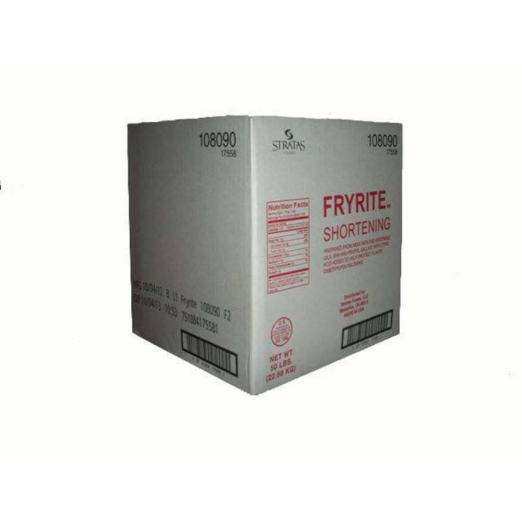 FRY RITE SHORTENING FRYING ANIMAL VEGETABLE SOLID CUBE