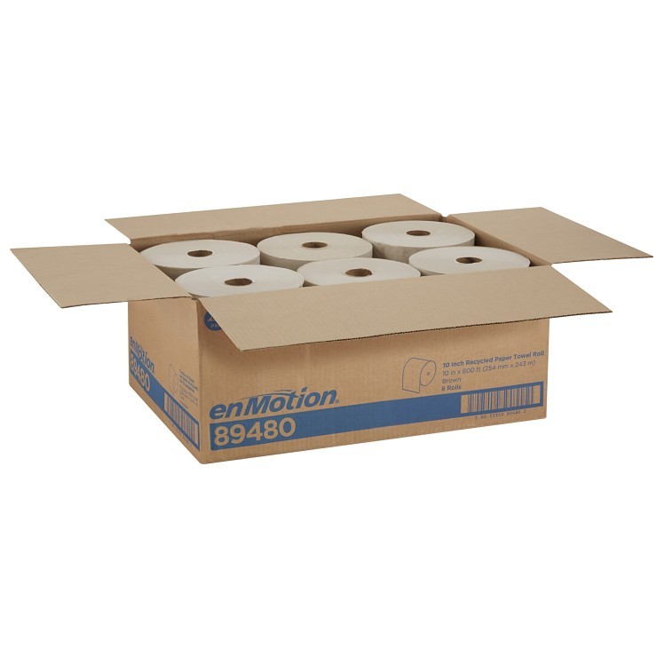 ENMOTION 10 IN X 800 FT NON-PERFORATED PAPER TOWEL ROLL