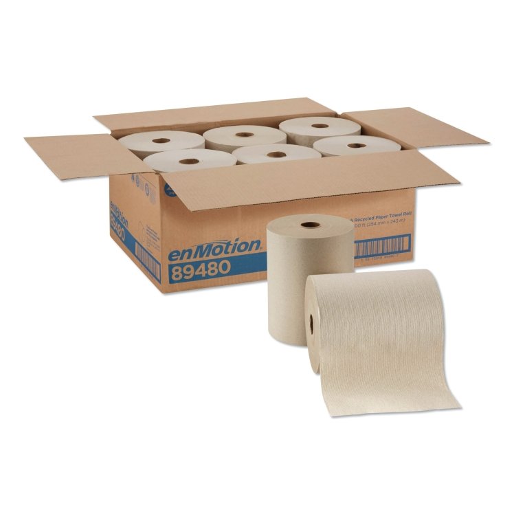 ENMOTION 10 IN X 800 FT NON-PERFORATED PAPER TOWEL ROLL