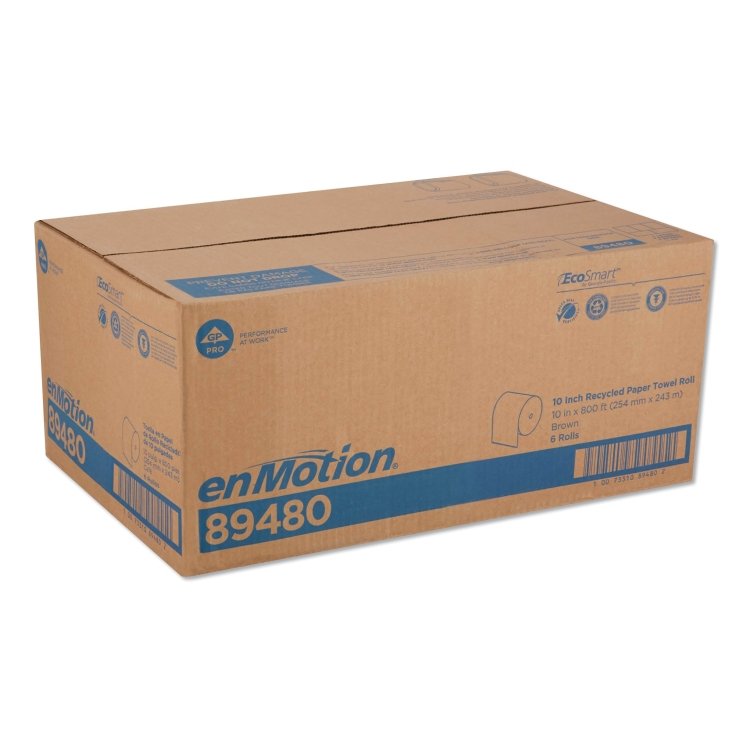 ENMOTION 10 IN X 800 FT NON-PERFORATED PAPER TOWEL ROLL
