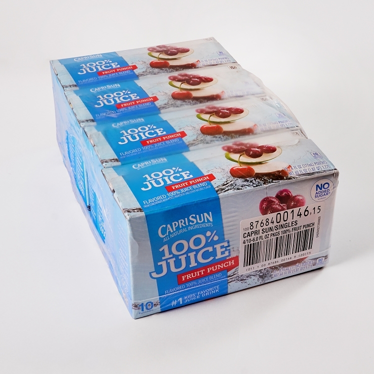CAPRI SUN FRUIT PUNCH JUICE
