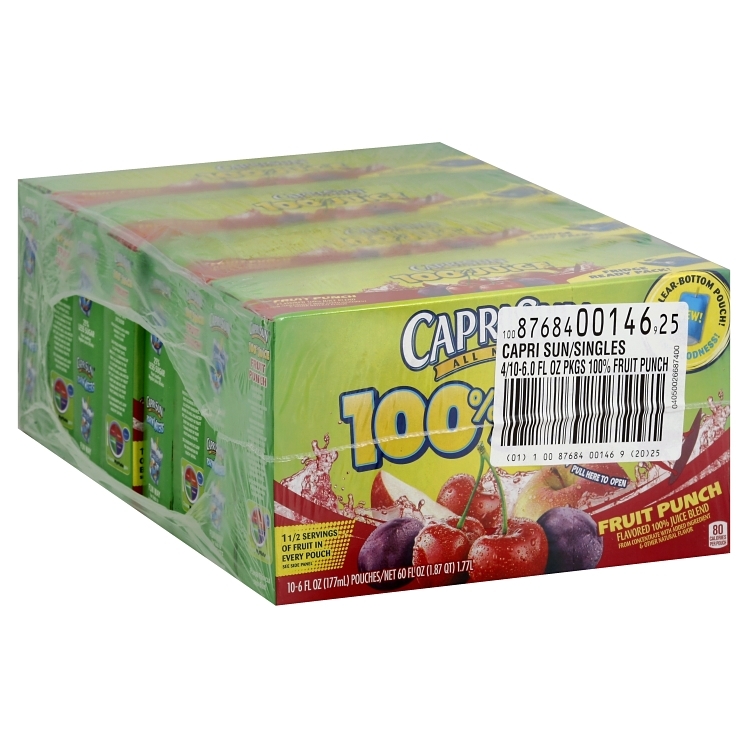 CAPRI SUN FRUIT PUNCH JUICE