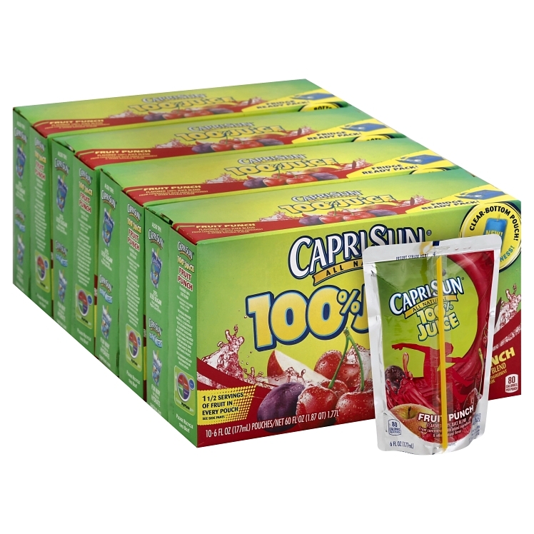 CAPRI SUN FRUIT PUNCH JUICE