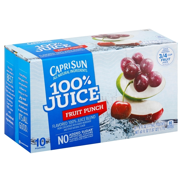 CAPRI SUN FRUIT PUNCH JUICE