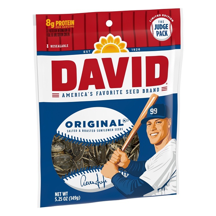 ORIGINAL DAVID & SON SUNFLOWER SEEDS CLIP STRIP