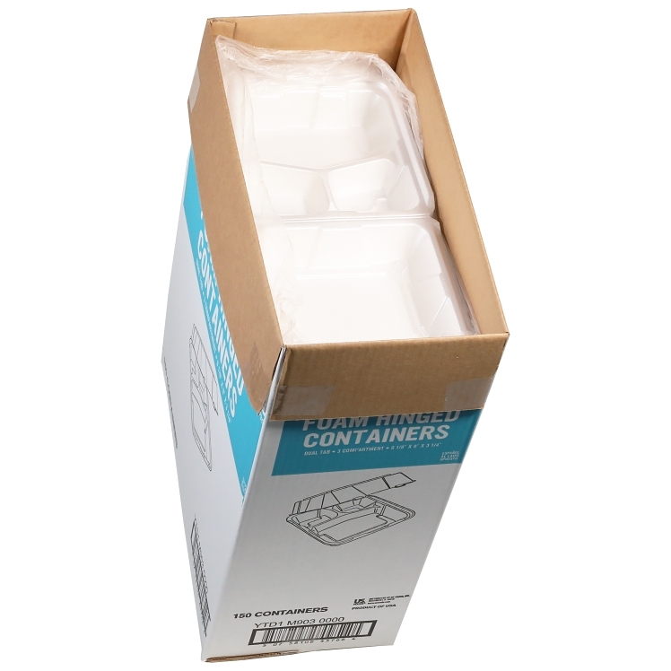 MONOGRAM CONTAINER, FOAM 9.12 X 9 3 COMPARTMENT