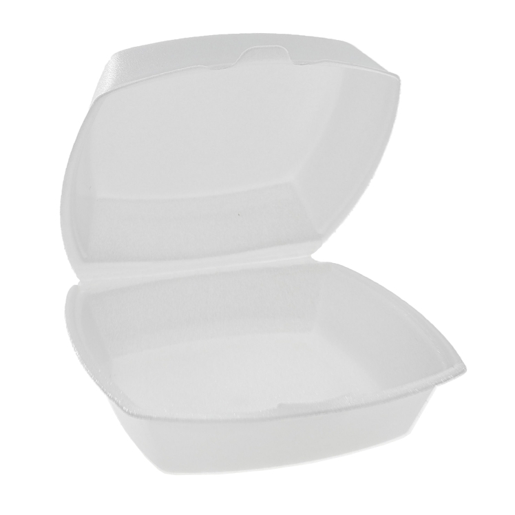 MONOGRAM CONTAINER, FOAM 6 X 6 1 COMPARTMENT WHITE