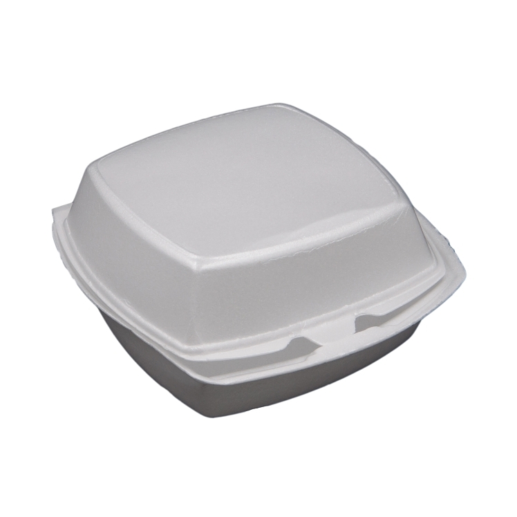 MONOGRAM CONTAINER, FOAM 6 X 6 1 COMPARTMENT WHITE
