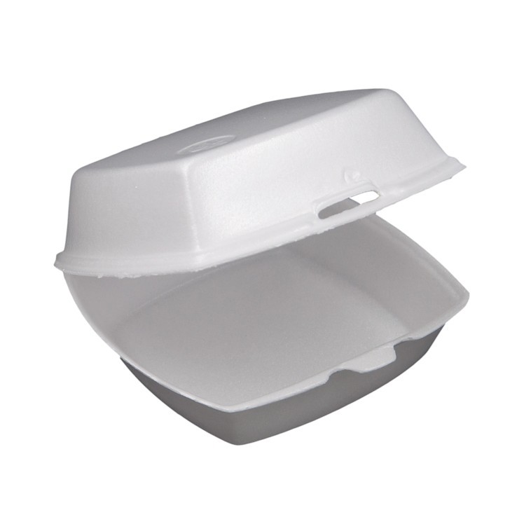 MONOGRAM CONTAINER, FOAM 6 X 6 1 COMPARTMENT WHITE