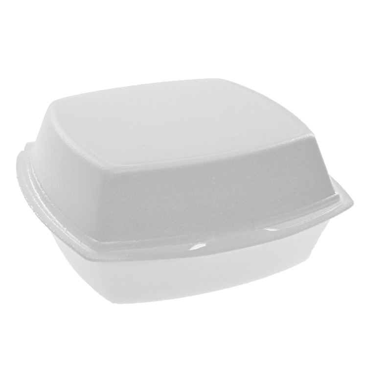 MONOGRAM CONTAINER, FOAM 6 X 6 1 COMPARTMENT WHITE