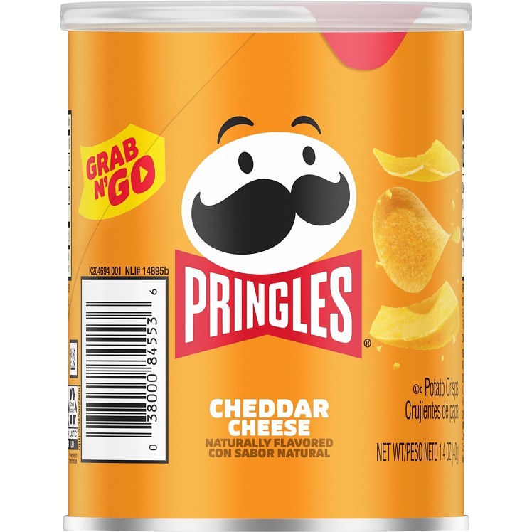 PRINGLES CRISPY CHEESE CHEDDAR POTATO CHIP