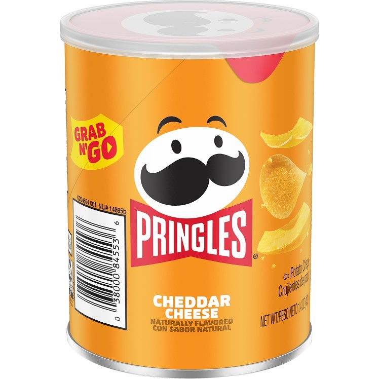 PRINGLES CRISPY CHEESE CHEDDAR POTATO CHIP