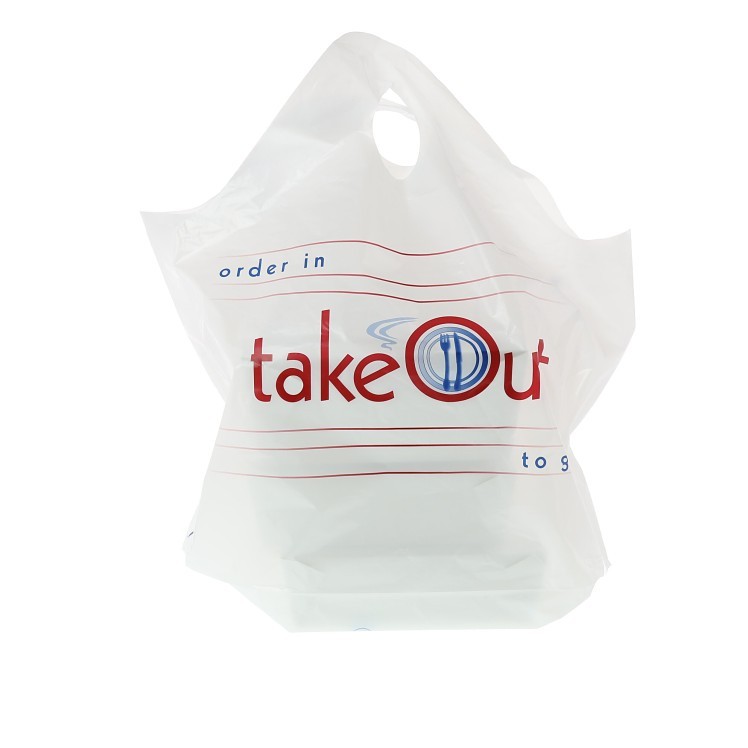 ROYAL PAPER BAG, CHECKOUT 19 X 19 X 9.5 PLASTIC WHITE
