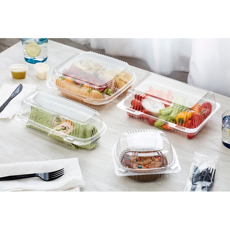 MONOGRAM 1 COMPARTMENT 8X8 INCH PLASTIC CONTAINER