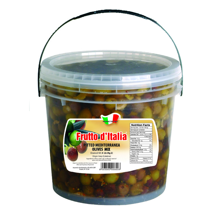 FRUTTO D'ITALIA OLIVE, ASSORTED WHOLE PAINTED MEDIUM TASTY