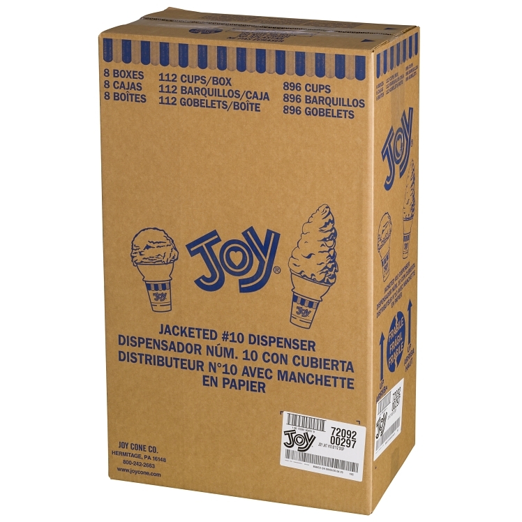 JOY CONE CAKE CONES #10 JACKETED