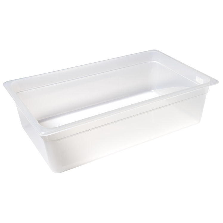 CAMBRO FOOD PAN FULL SIZE TRANSLUCENT 6 INCH DEEP