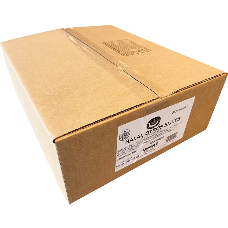 KRONOS GYRO BEEF SLICES COOKED HALAL