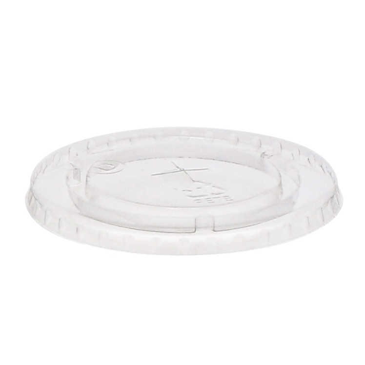 PACTIV FLAT LIDS W/ STRAW SLOT FOR 32 OZ CUPS