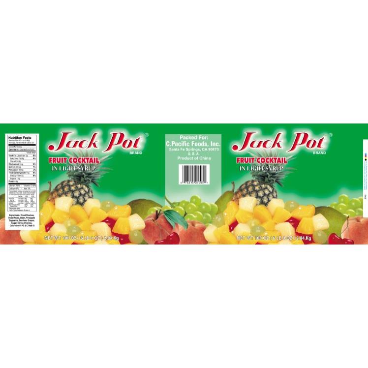 JACKPOT FRUIT COCKTAIL DICED IN LIGHT SYRUP CANNED