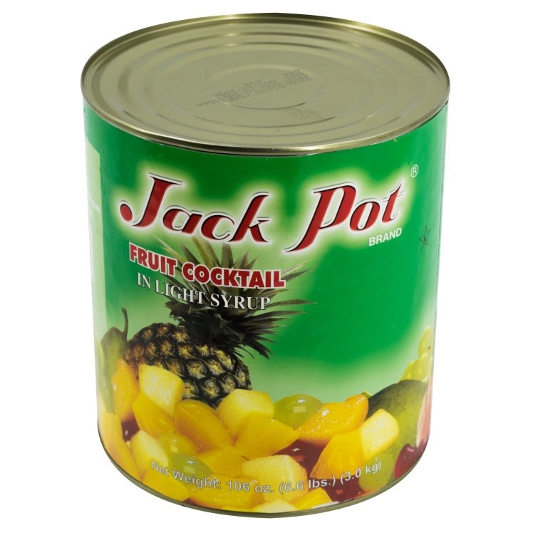 JACKPOT FRUIT COCKTAIL DICED IN LIGHT SYRUP CANNED