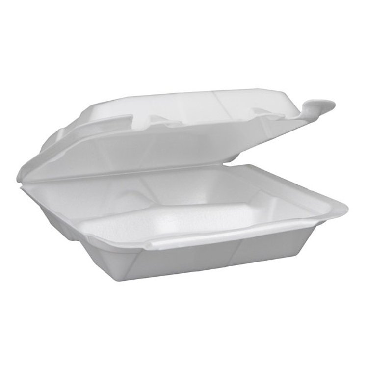 PACTIV TO GO CONTAINER 3 COMP FOAM 8 X 8 INCH TG3