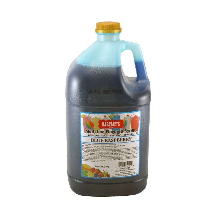 HARTLEY BLUE RASPBERRY FOUNTAIN SYRUP