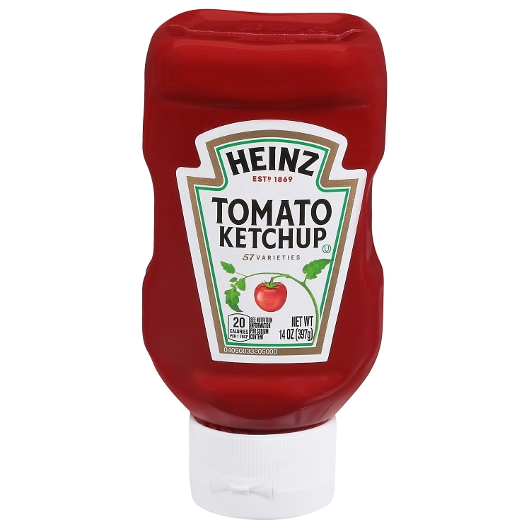 HEINZ TOMATO FANCY KETCHUP 33% RED SQUEEZE
